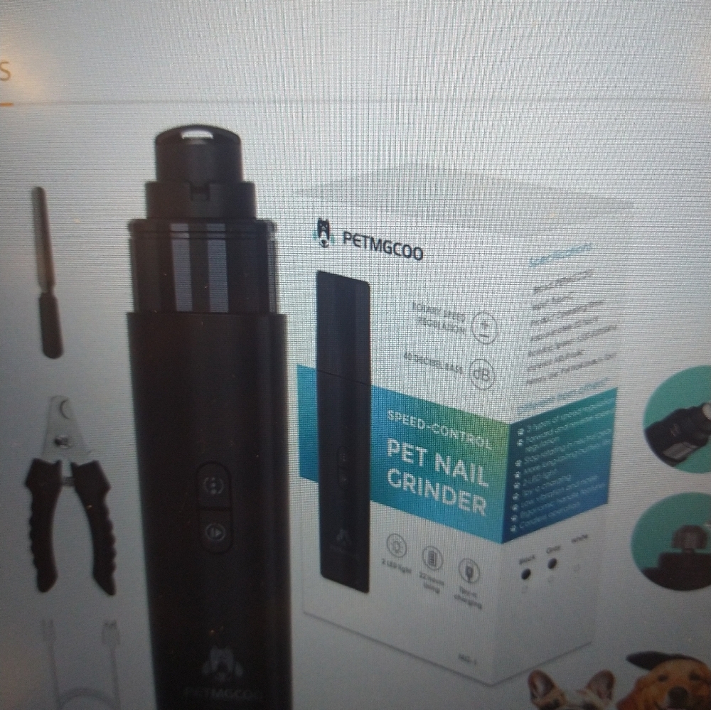 Pet nail grinder